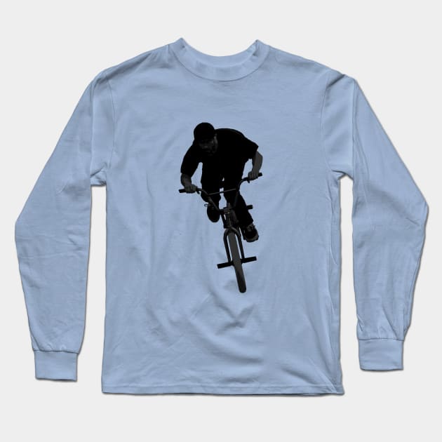 BMX Bike Rider Long Sleeve T-Shirt by Highseller